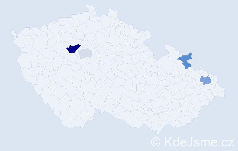 Příjmení: 'Leščáková', počet výskytů 11 v celé ČR