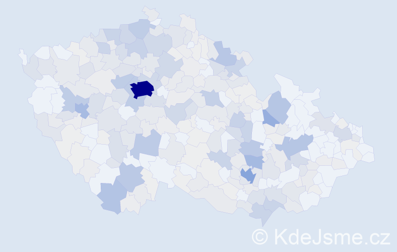 Příjmení: 'Švábová', počet výskytů 1295 v celé ČR
