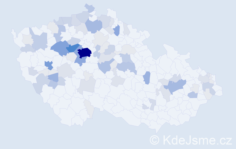 Příjmení: 'Barochová', počet výskytů 314 v celé ČR