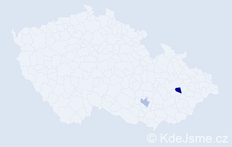 Příjmení: 'Kurthová', počet výskytů 3 v celé ČR