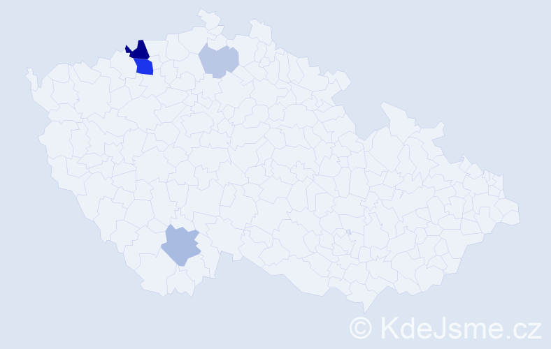 Příjmení: 'Jackowski', počet výskytů 14 v celé ČR