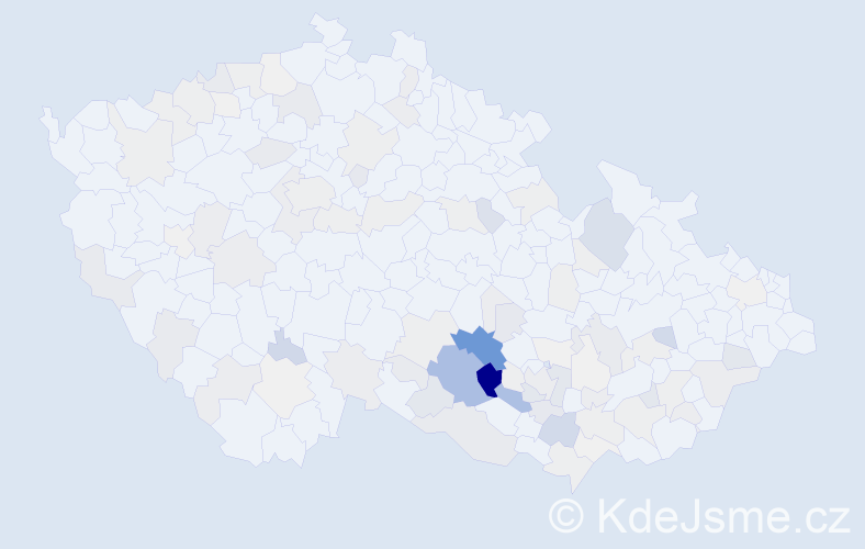 Příjmení: 'Chytka', počet výskytů 356 v celé ČR