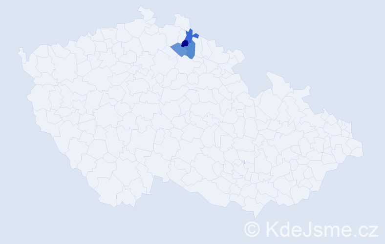 Příjmení: 'Bismilerová', počet výskytů 4 v celé ČR