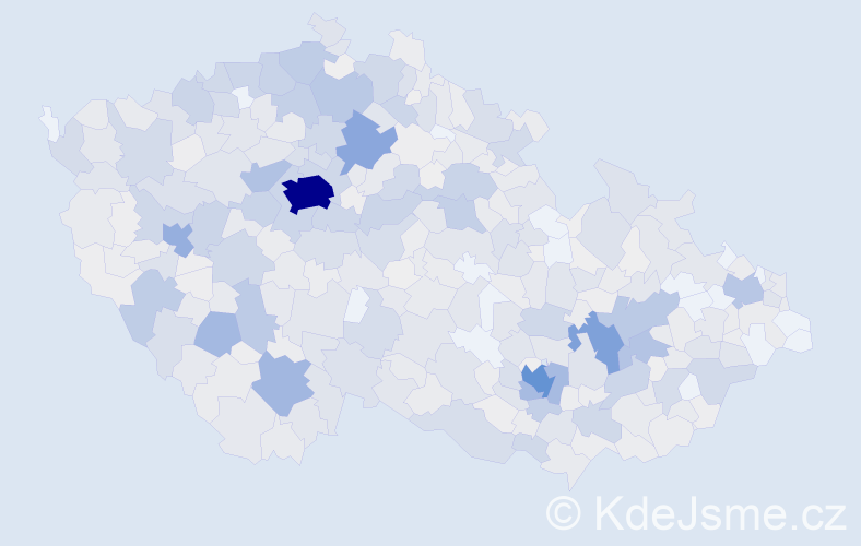 Příjmení: 'Kroupová', počet výskytů 2852 v celé ČR