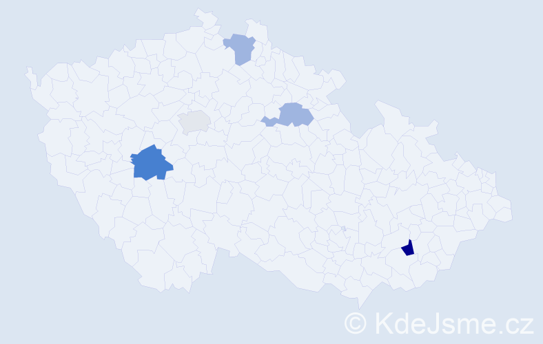 Příjmení: 'Condrea', počet výskytů 7 v celé ČR