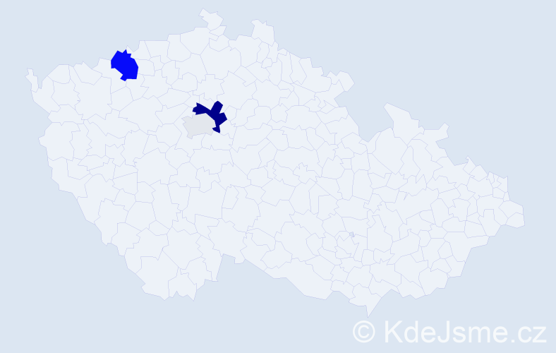 Příjmení: 'Kašubjaková', počet výskytů 8 v celé ČR