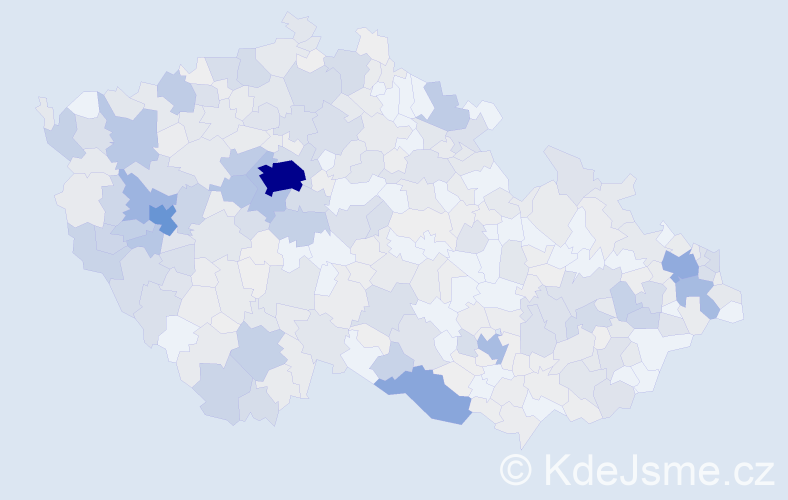 Příjmení: 'Rada', počet výskytů 2240 v celé ČR
