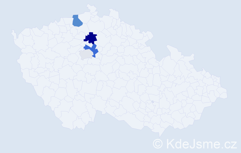 Příjmení: 'Alakbarova', počet výskytů 7 v celé ČR