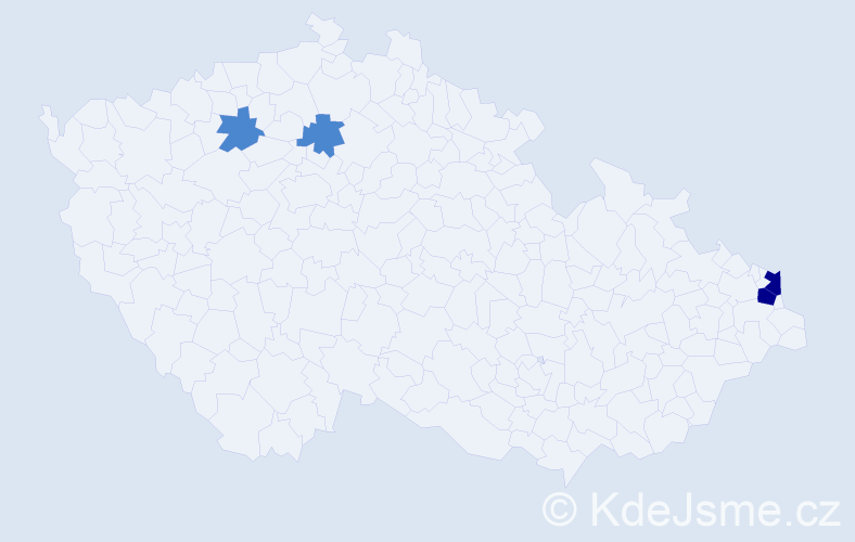 Příjmení: 'Panenko', počet výskytů 8 v celé ČR