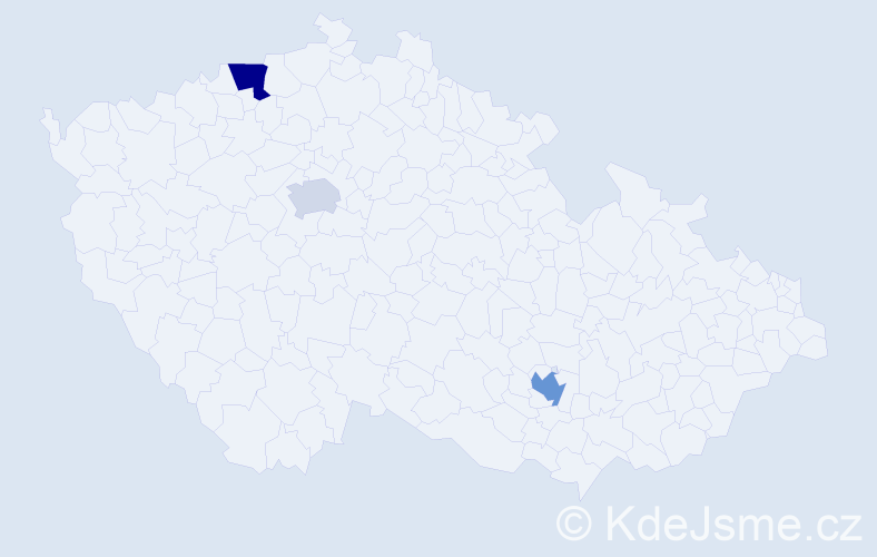 Příjmení: 'Sadowsky', počet výskytů 5 v celé ČR