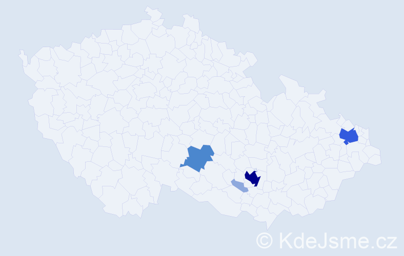Příjmení: 'Schottnerová', počet výskytů 11 v celé ČR