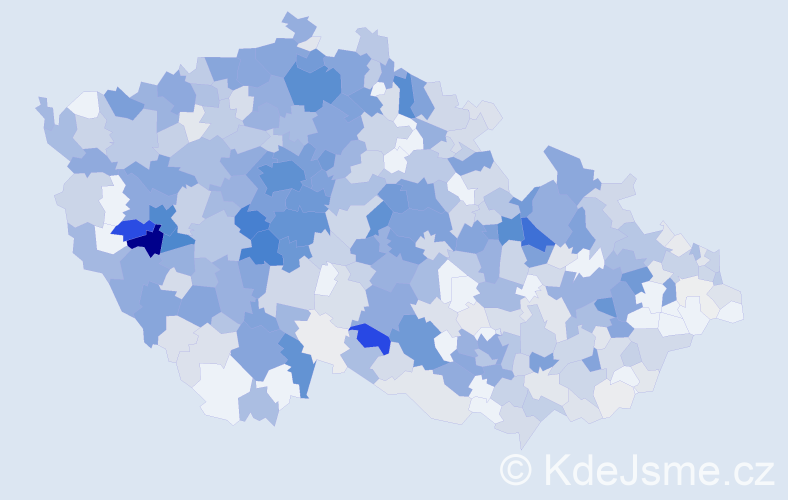 Příjmení: 'Skálová', počet výskytů 2202 v celé ČR