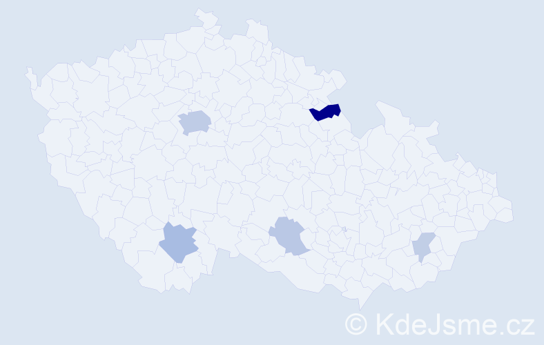 Příjmení: 'Preininger', počet výskytů 30 v celé ČR