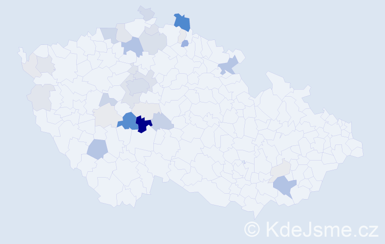 Příjmení: 'Litoš', počet výskytů 128 v celé ČR