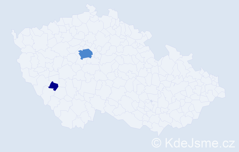 Příjmení: 'Simičová', počet výskytů 4 v celé ČR