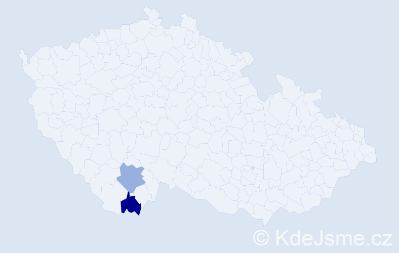 Příjmení: 'Schieh', počet výskytů 2 v celé ČR