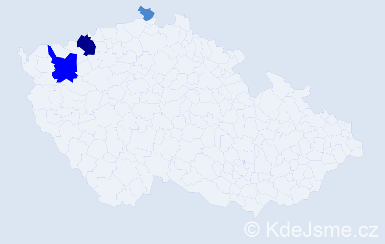 Příjmení: 'Kazberuk', počet výskytů 6 v celé ČR