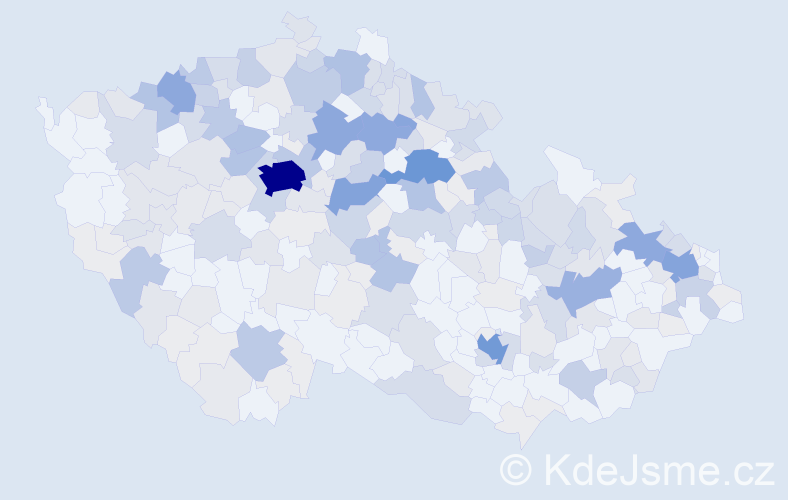 Příjmení: 'Ulrich', počet výskytů 1010 v celé ČR