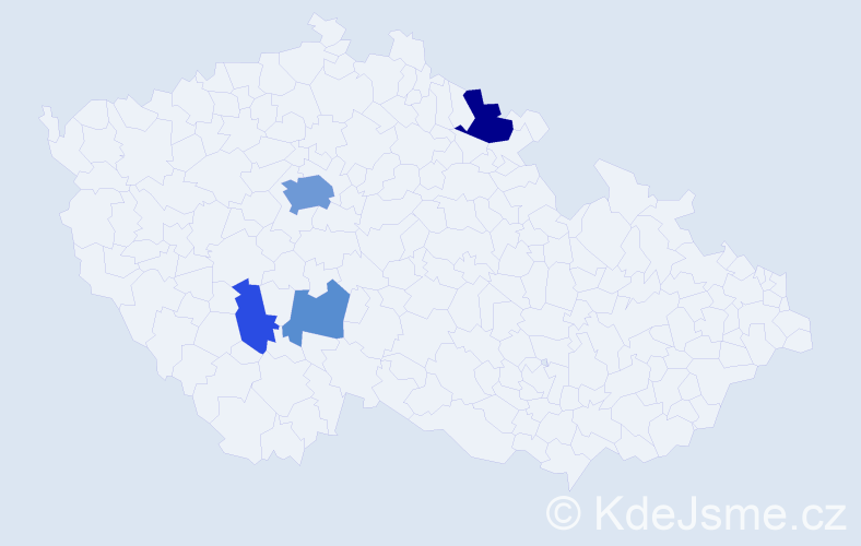 Příjmení: 'Elhenická', počet výskytů 11 v celé ČR