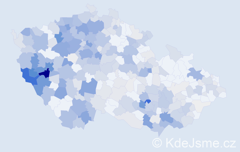 Příjmení: 'Cibulková', počet výskytů 1379 v celé ČR