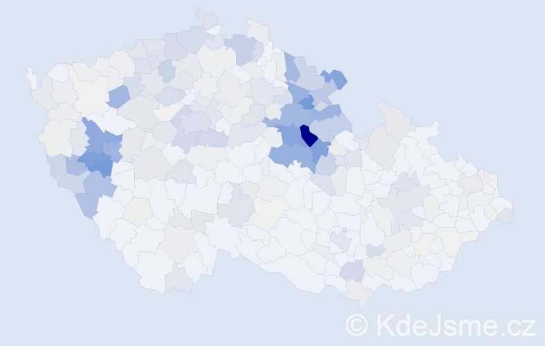 Příjmení: 'Schejbalová', počet výskytů 1135 v celé ČR