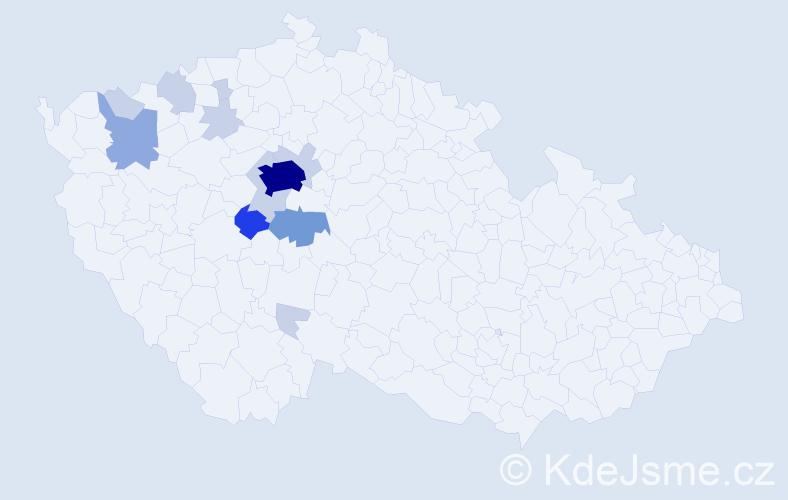 Příjmení: 'Bakosová', počet výskytů 33 v celé ČR