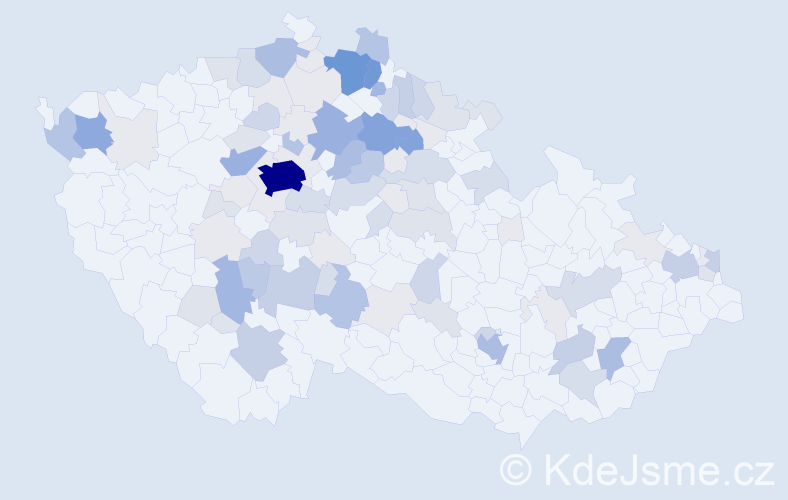 Příjmení: 'Lhota', počet výskytů 370 v celé ČR