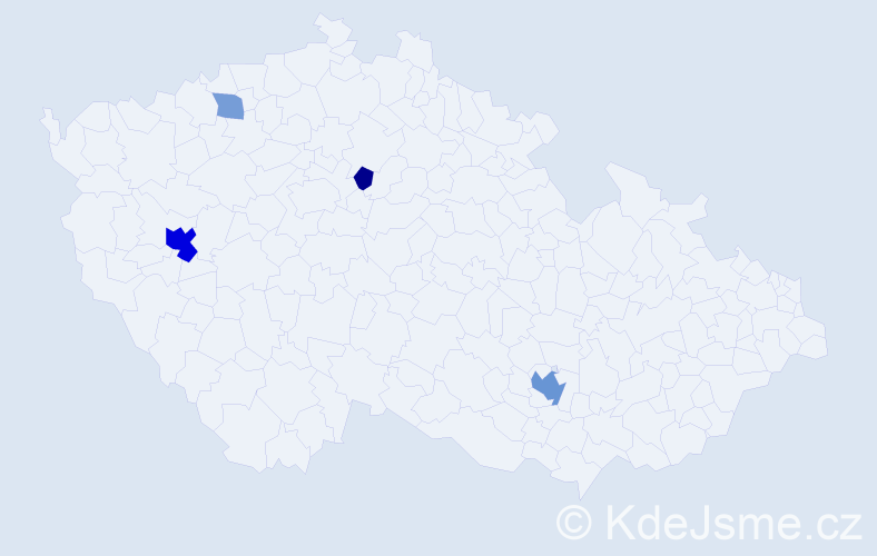 Příjmení: 'Terzijski', počet výskytů 11 v celé ČR