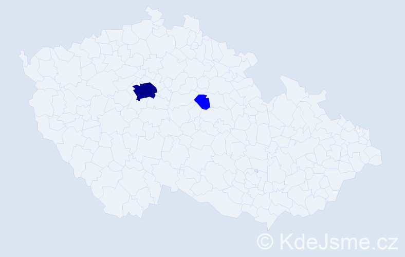 Příjmení: 'Argunov', počet výskytů 3 v celé ČR