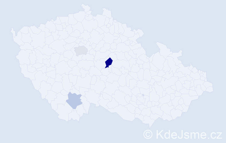 Příjmení: 'Conroy', počet výskytů 5 v celé ČR