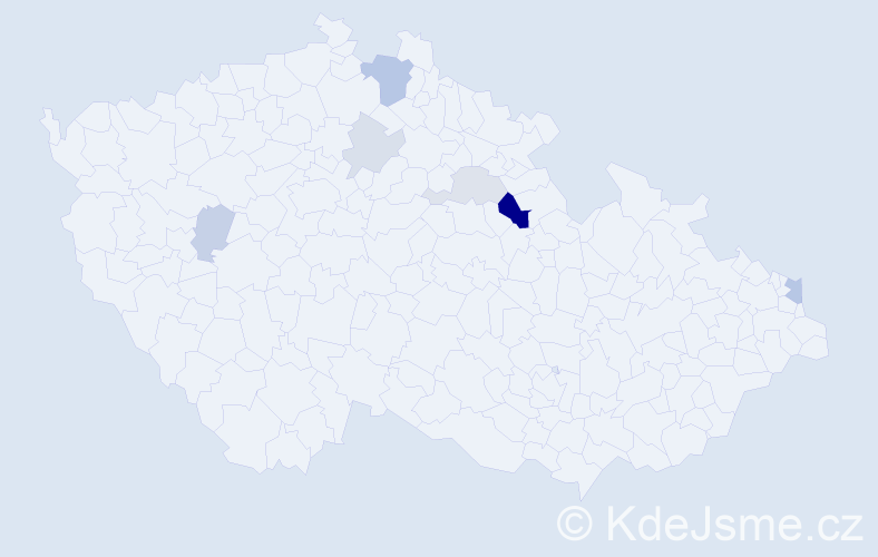 Příjmení: 'Adamčiak', počet výskytů 14 v celé ČR