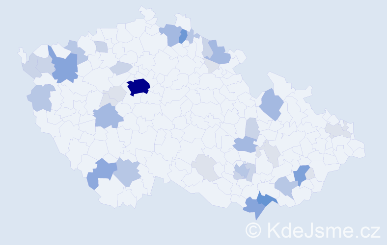 Příjmení: 'Stöhr', počet výskytů 130 v celé ČR