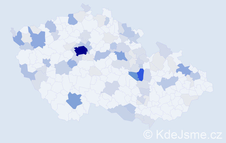 Příjmení: 'Sauerová', počet výskytů 313 v celé ČR