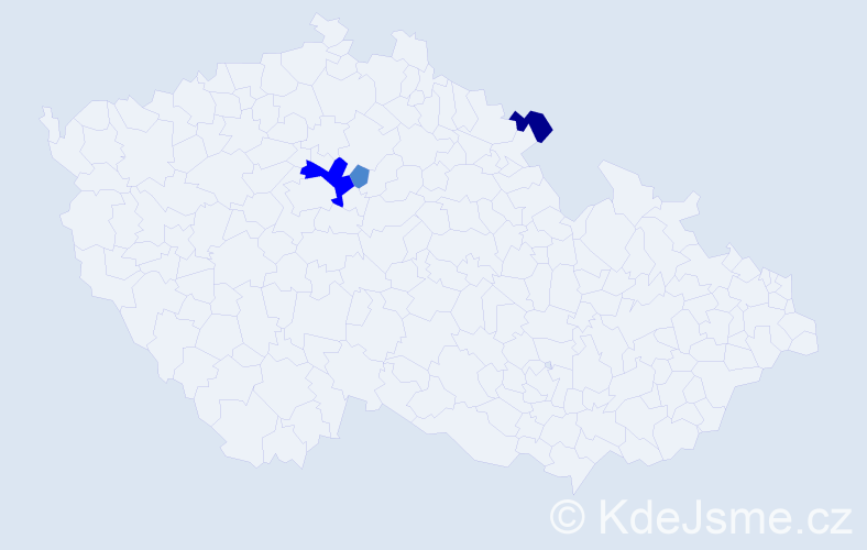 Příjmení: 'Effenberg', počet výskytů 6 v celé ČR
