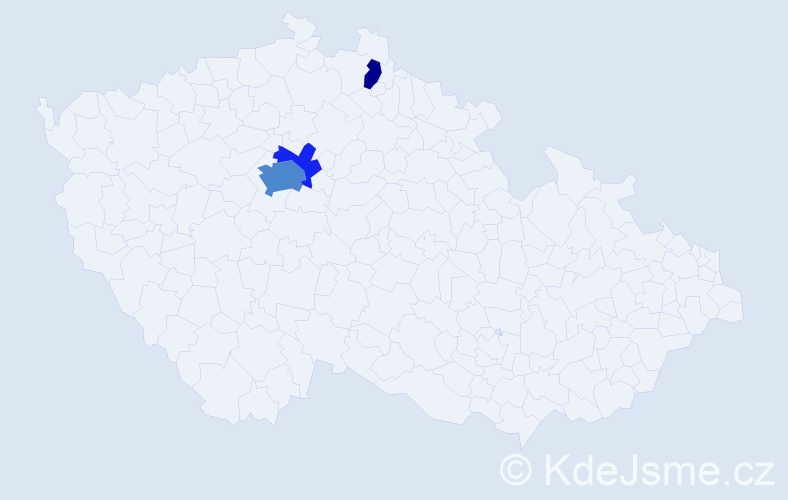 Příjmení: 'Burzanovská', počet výskytů 8 v celé ČR