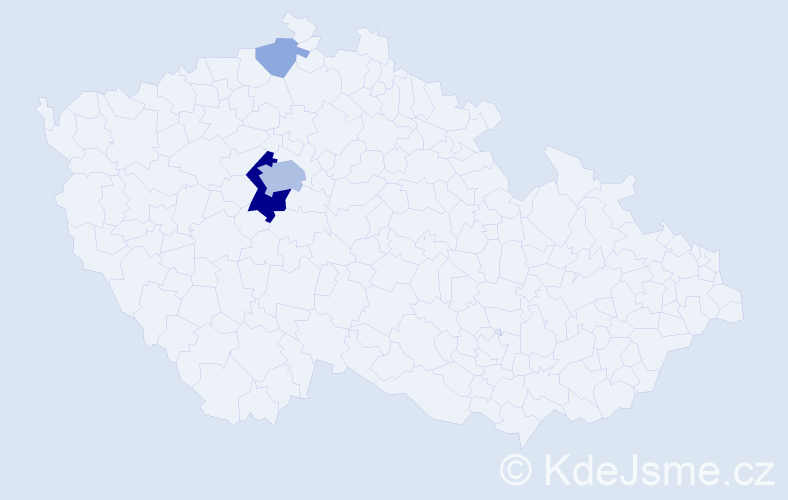 Příjmení: 'Loeblová', počet výskytů 13 v celé ČR
