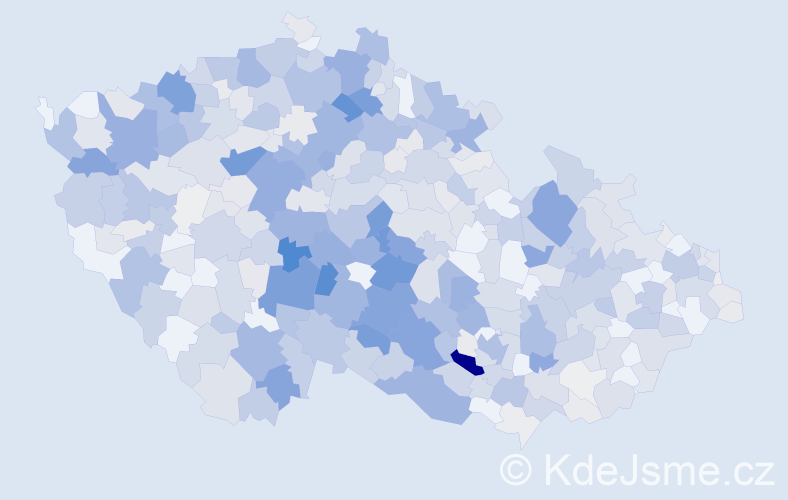 Příjmení: 'Adam', počet výskytů 2378 v celé ČR