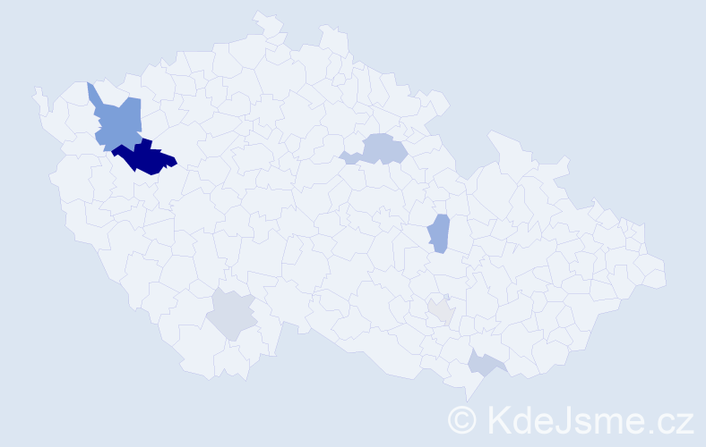 Příjmení: 'Schott', počet výskytů 14 v celé ČR