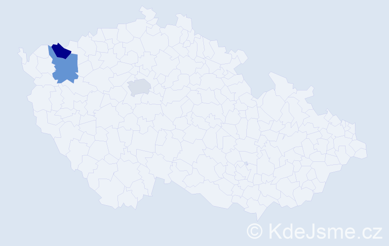 Příjmení: 'Kurzawa', počet výskytů 6 v celé ČR