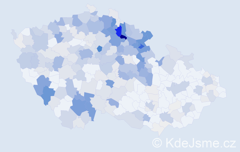 Příjmení: 'Matoušová', počet výskytů 1251 v celé ČR