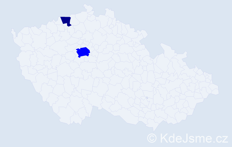 Příjmení: 'Keshinro', počet výskytů 3 v celé ČR