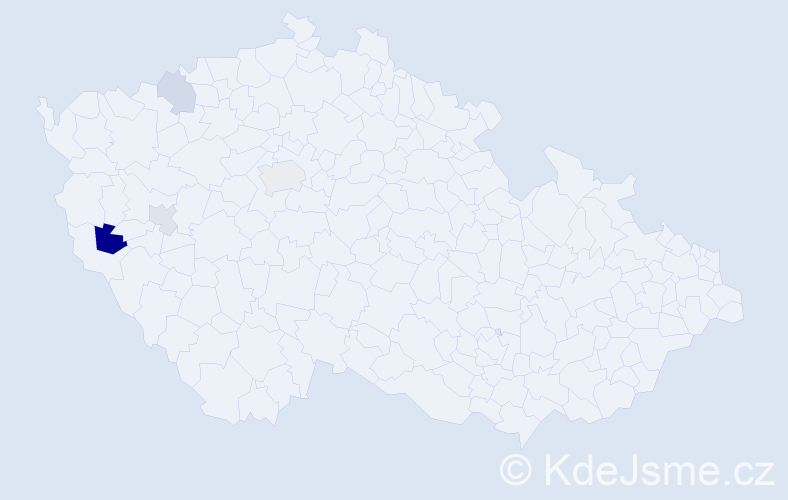 Příjmení: 'Suremka', počet výskytů 7 v celé ČR