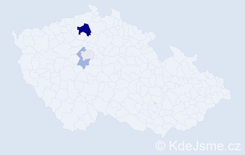 Příjmení: 'Machcinik', počet výskytů 6 v celé ČR