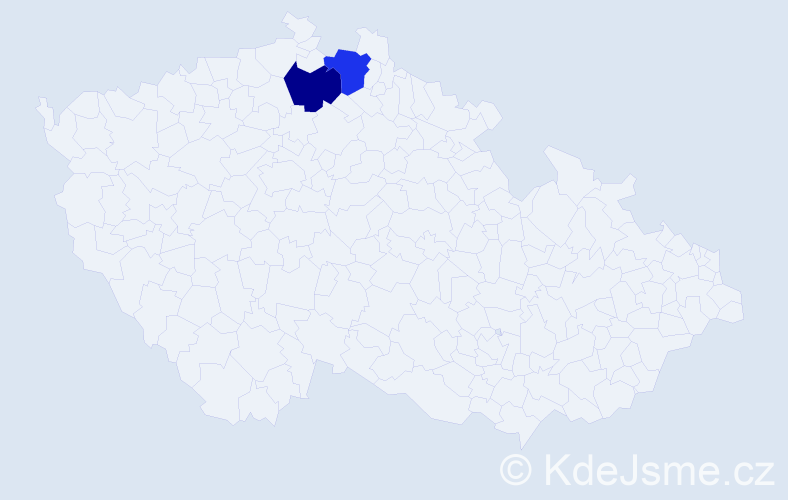 Příjmení: 'Halai', počet výskytů 2 v celé ČR
