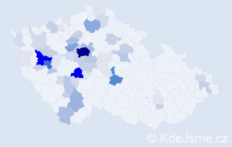 Příjmení: 'Calta', počet výskytů 243 v celé ČR