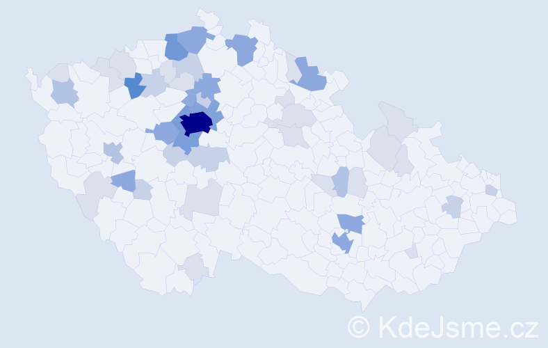 Příjmení: 'Tatar', počet výskytů 139 v celé ČR