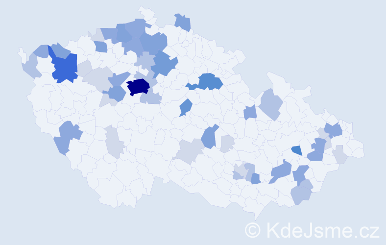 Příjmení: 'Gonda', počet výskytů 146 v celé ČR