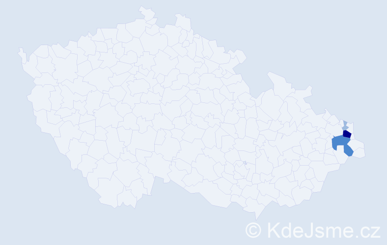 Příjmení: 'Didik', počet výskytů 7 v celé ČR