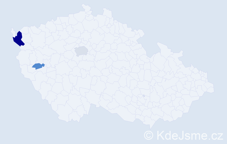 Příjmení: 'Strohmaierová', počet výskytů 9 v celé ČR