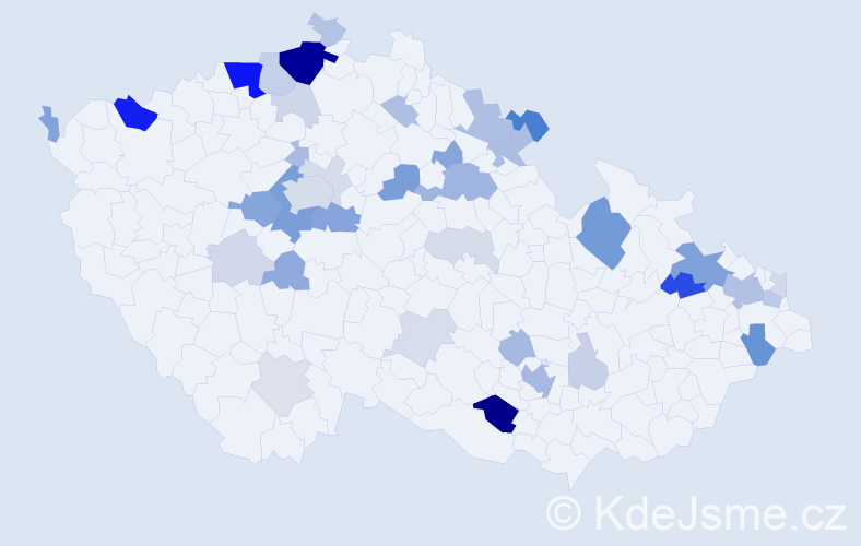 Příjmení: 'Fleischer', počet výskytů 121 v celé ČR